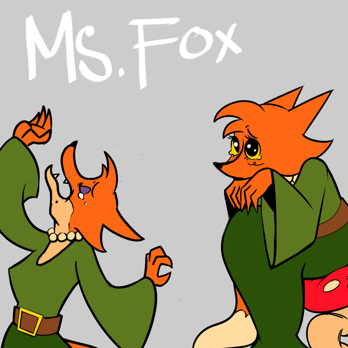 Character Design- Ms. Fox