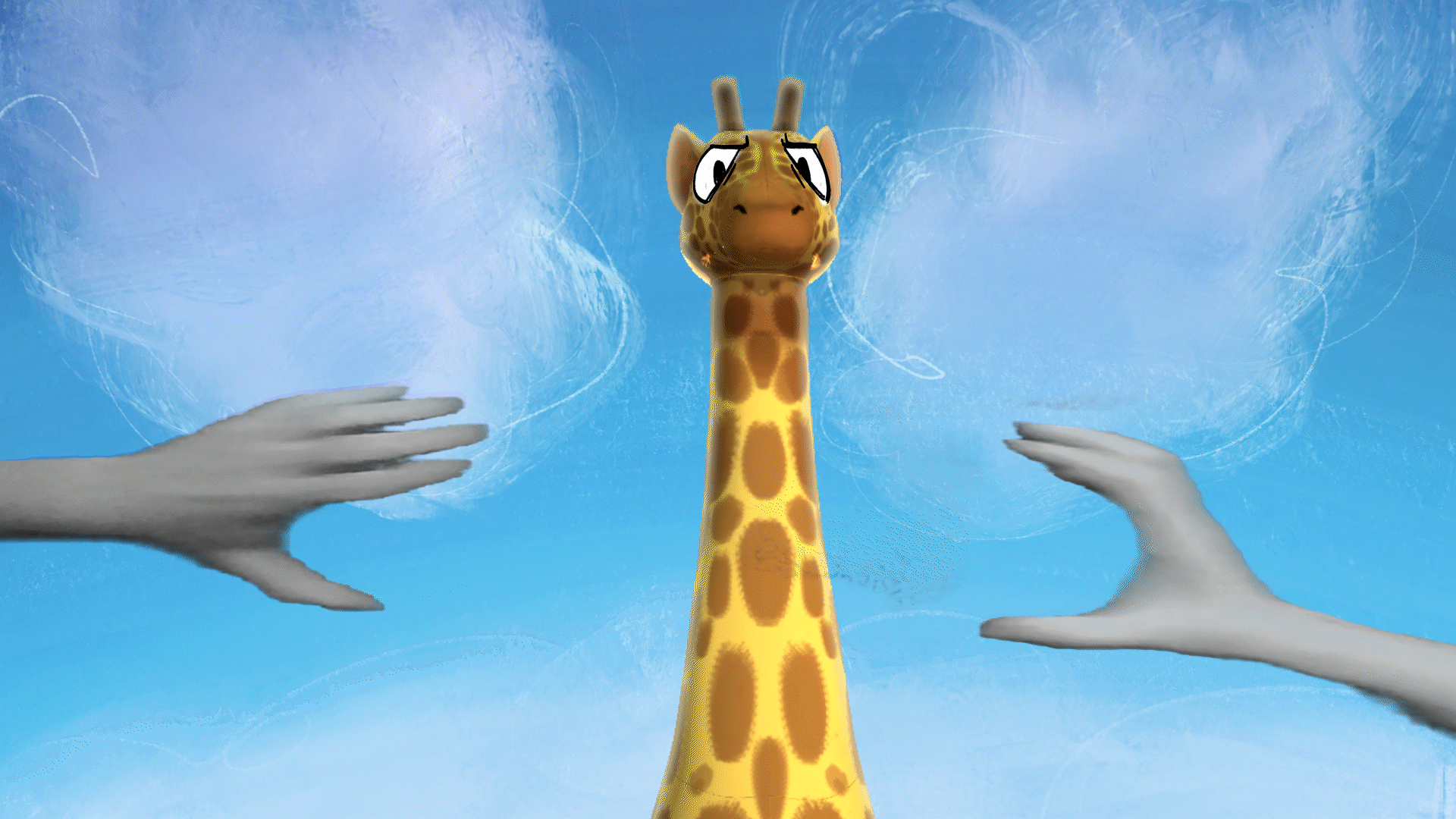 Giraffe getting choked neck stolen